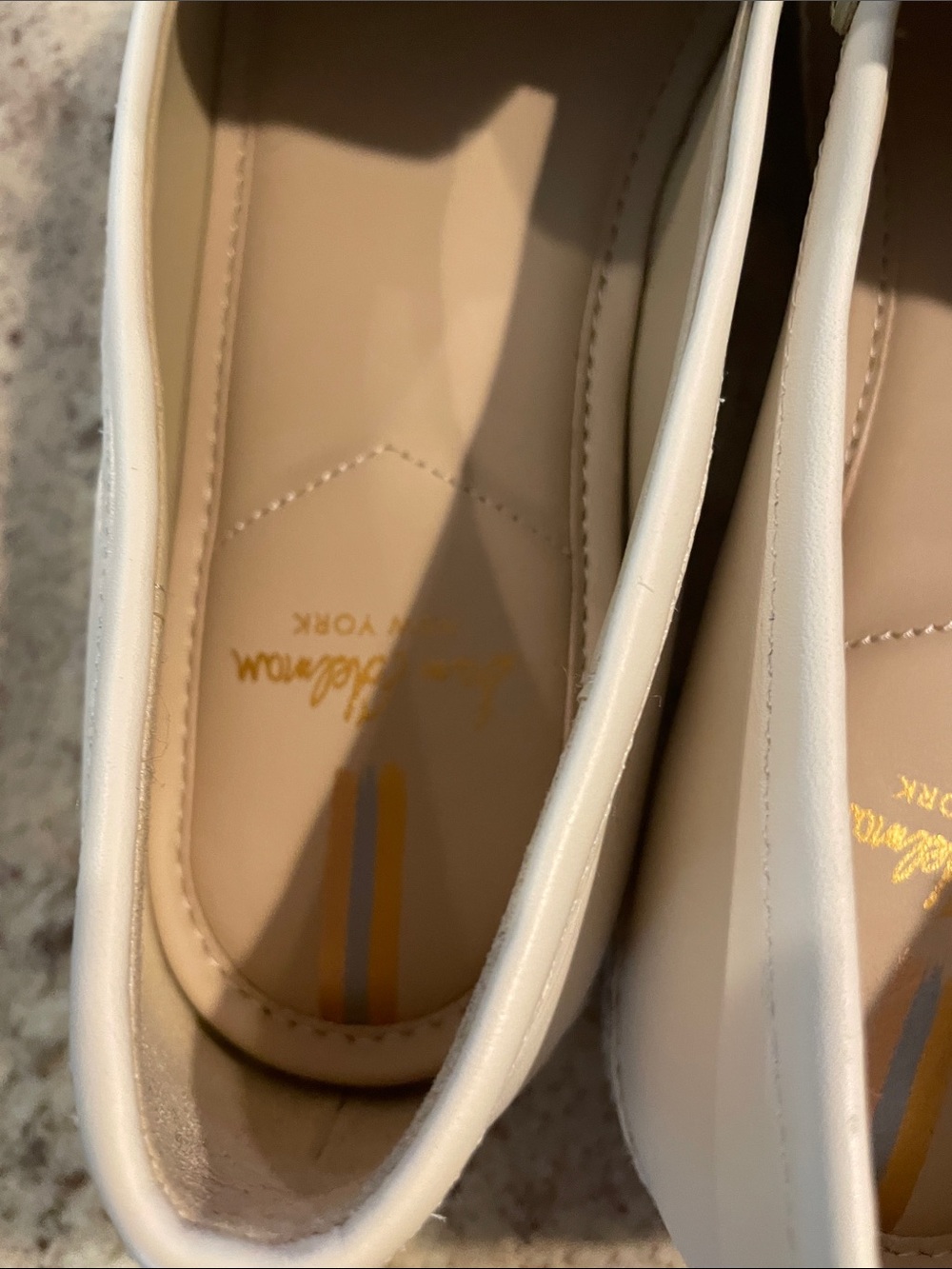NWT Sam Edelman Kai Penny Women's Ivory Slip-On Loafers - Picture 3 of 16